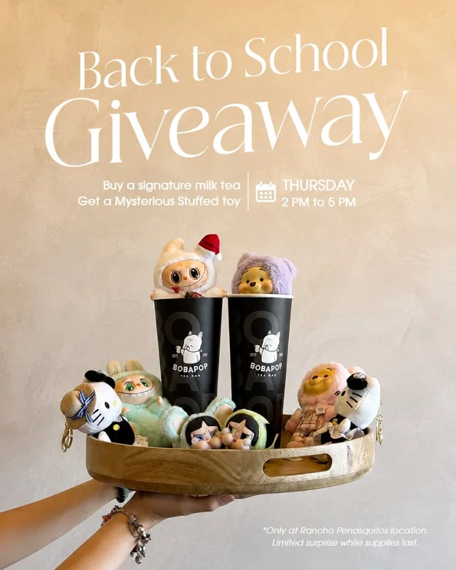 BobaPOP design: Back to School giveaway