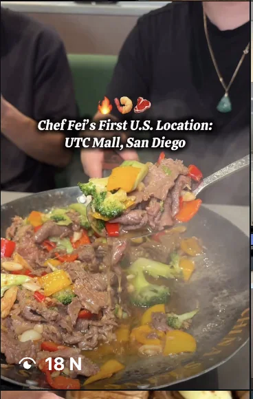 eatsbytn_'s post: "Chef Fei's first U.S. location: UTC Mall, San Diego"